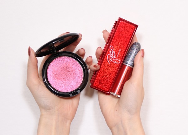 DazzleRedDazzleHighlighterMACLook6