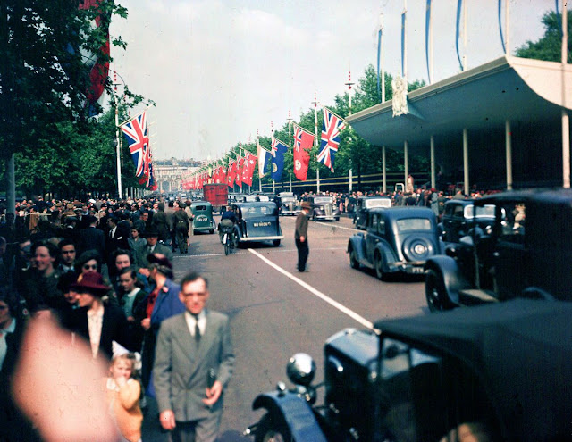 Raras fotografías de Londres a color 1943 - 1945