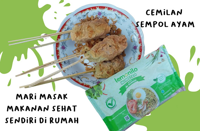 cemilan sempol ayam lemonilo