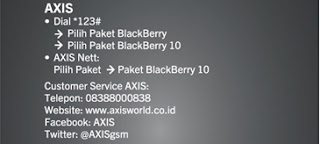 Cara registrasi paket data AXIS