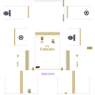 Kits DLS Real Madrid UCL 2019/2020