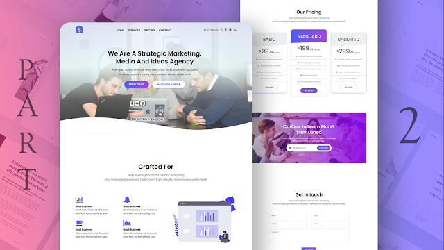 🔥ULTRA RESPONSIVE BUSINESS AGENCY WEBSITE USING HTML CSS & JAVASCRIPT - ...