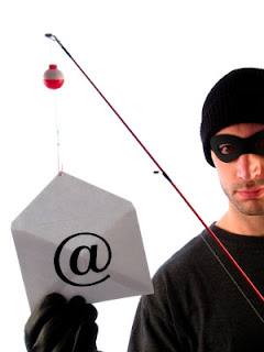 phishing, hacking, identity theft