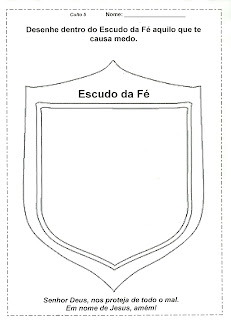 Resultado de imagem para ARMADURA DE DEUS escudo da fÃ© - desenhos