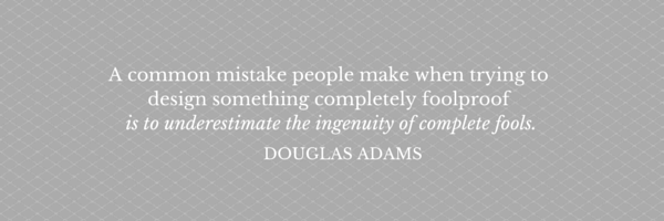 A common mistake people make when trying