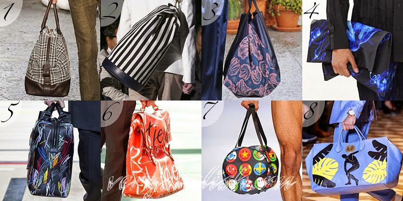 Spring Summer 2015 Men's Handbags Fashion Trends