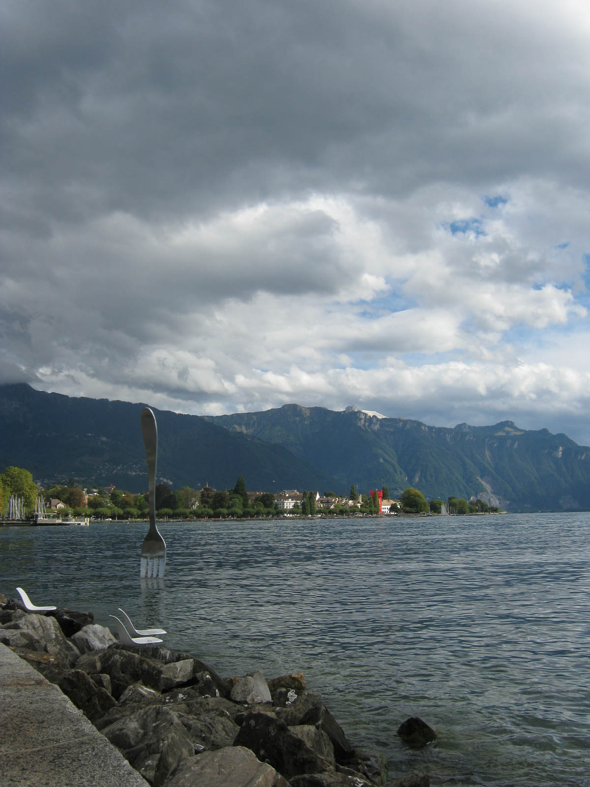 Lake Geneva Lausanne Switzerland
