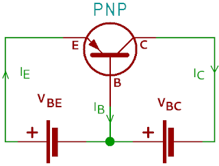 Prinsip kerja transistor PNP