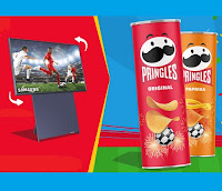 Concorso Pringles "Festeggiamo insieme 2022" : vinci 40 Smart TV QLED The Sero Samsung 43"