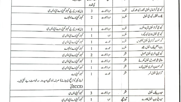 Moawin Foundation  Latest Teaching Job Advertisement