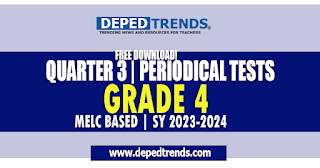 Grade 4 | 3rd Quarter Periodical Exam with TOS SY 2023-2024 , Free Download