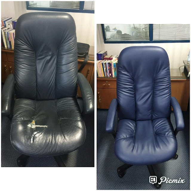  Changing office chair leather 