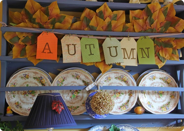 Fall Vignettes-Bargain Decorating with Laurie