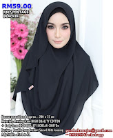 INSTANT SHAWL CHIFFON 2 LOOP ROSSY FLARE WITH AWNING