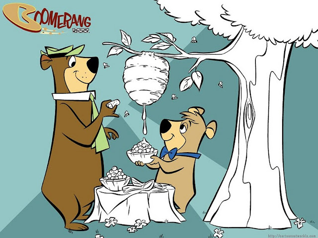 coloring pages yogi bear