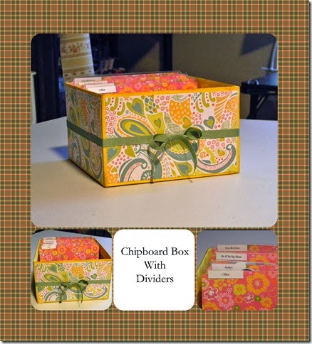 Chipboard Box Collage