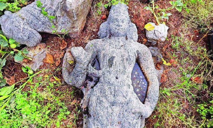 India: Rare sculptures thrown out as modern temple comes up at ancient Pallava site