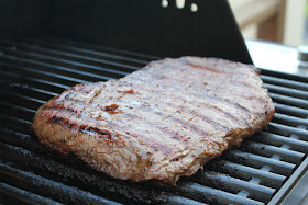Balsamic-marinated flank steak