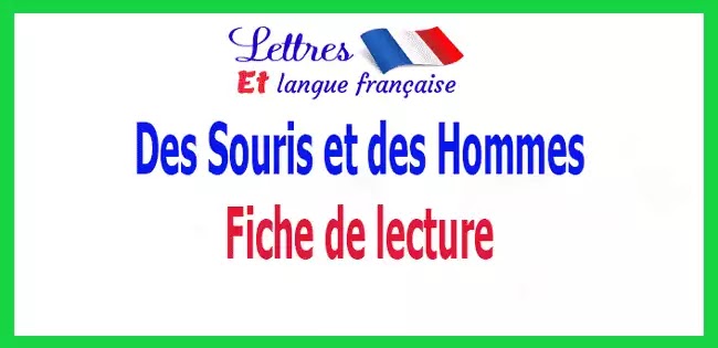 Des Souris et des Hommes : fiche de lecture gratuite