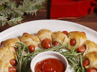 Pigs In A Blanket Wreath