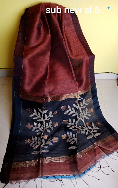 Linen Jamdani Sarees