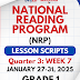 GRADE 1 NRP Lesson Scripts (Q3: WEEK 7) JANUARY 27-31, 2025