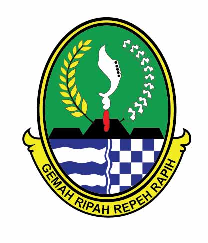 Logo Provinsi Jawa Barat vector mountfar