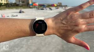 Customer enjoying their Samsung Galaxy Watch 6 outdoors.