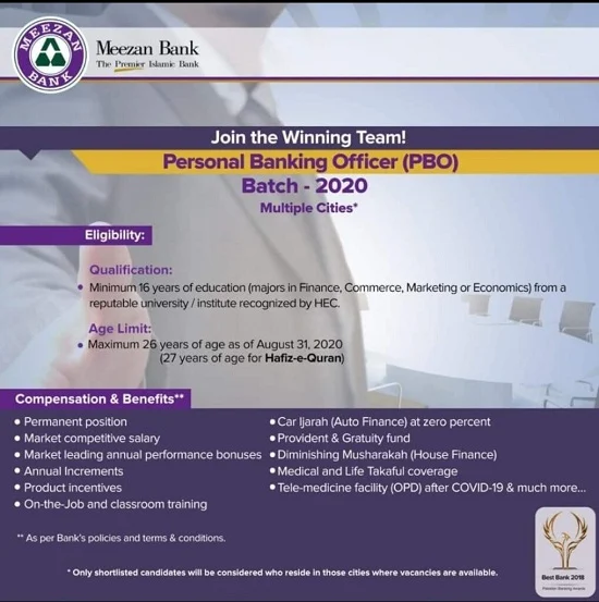 meezan-bank-jobs-2020-for-Personal-Banking-Officer 