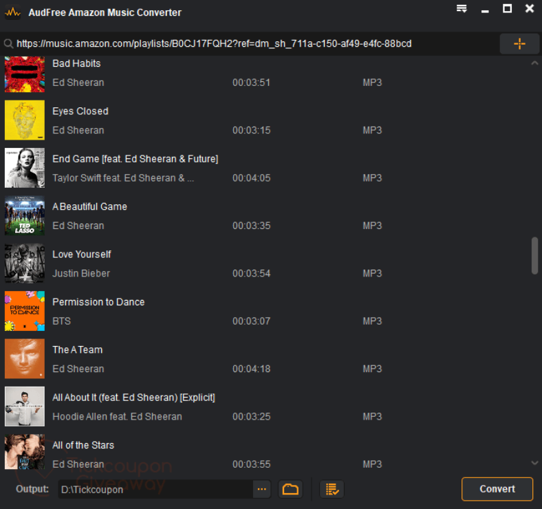 AudFree Amazon Music Converter 2.11.0.290