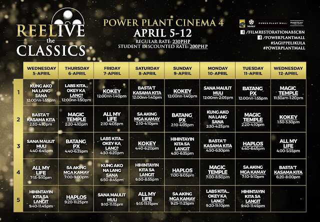 Digitally Restored SA AKING MGA KAMAY Headlines REELIVE THE CLASSICS at Rockwell Powerplant