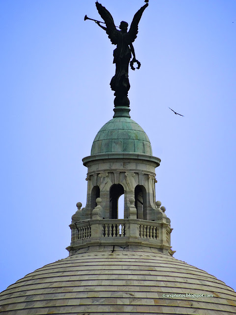 Angel of Victory on Top of Victoria Memorial, Kolkata