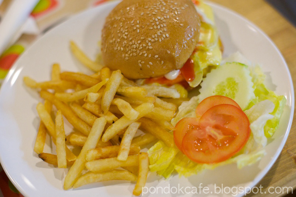 burger special pondok cafe