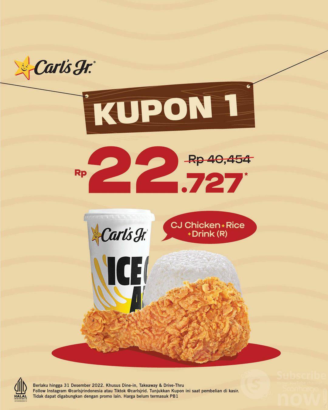 Promo CARLS JR KUPON DISKON DESEMBER 2022