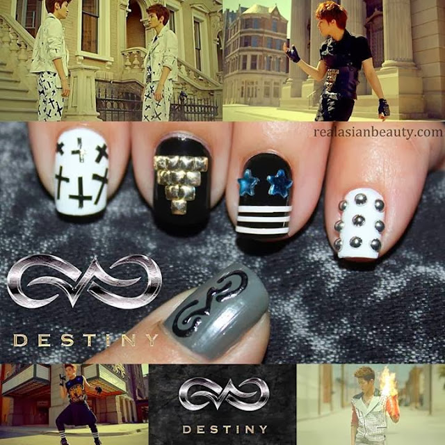 EXO Inspired Nails - LauraLeia.com