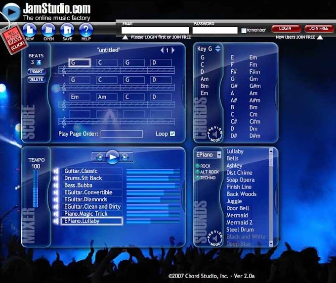 JamStudio per creare musica totalmente online