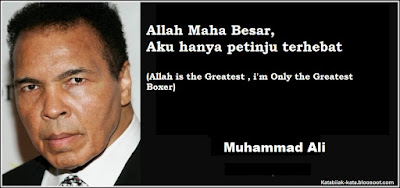 Kata Bijak Muhammad Ali tentang islam