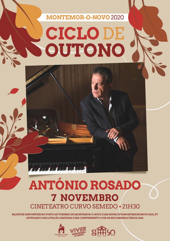 Recital de Piano por António Rosado no Ciclo de Outono, Montemor-o-Novo