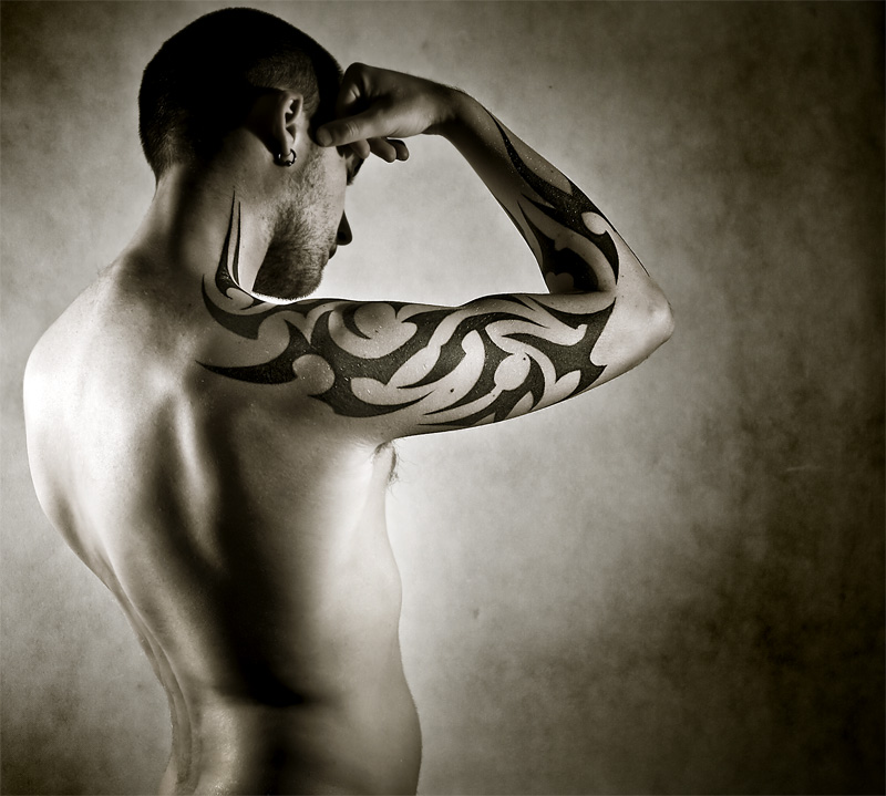 Tribal Arm Tattoo Designs for Men