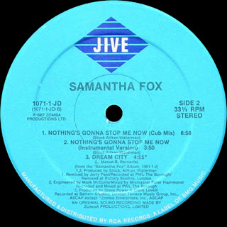 Nothing's Gonna Stop Me Now (Club Mix) – Samantha Fox http://80smusicremixes.blogspot.co.uk