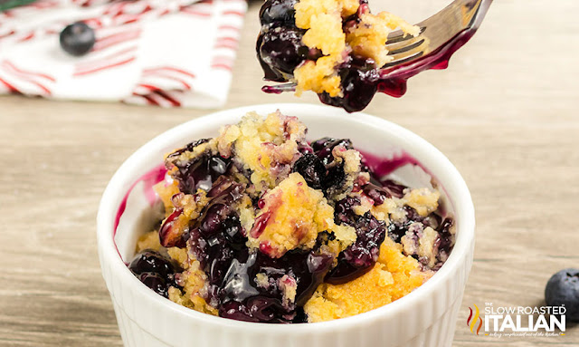 Blueberry dump cake is the easiest cake recipe you Blueberry Dump Cake + VIDEO