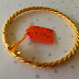 SOLD Bangle Pintal Bubut Hollow 7.69g u118 5.8cm 0.3cm 