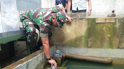 Pastikan Hasil Pengolahan Limbah Dengan Baik, Dansektor 21 Cek Dua Pabrik Selain Tekstil