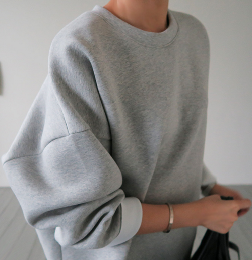  Oversized Gray Pullover