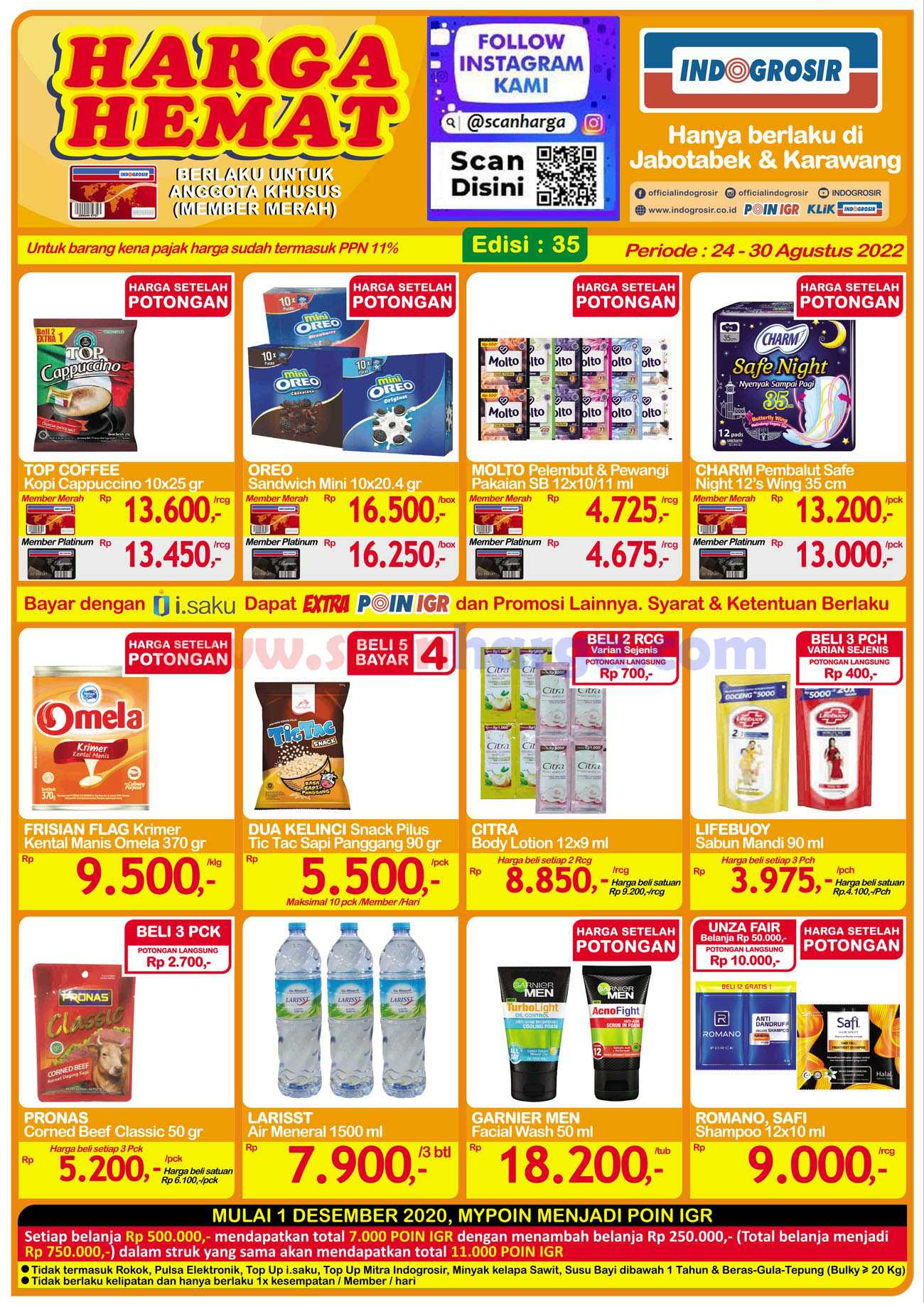 Katalog Promo Indogrosir Harga Hemat 24 - 30 Agustus 2022 1