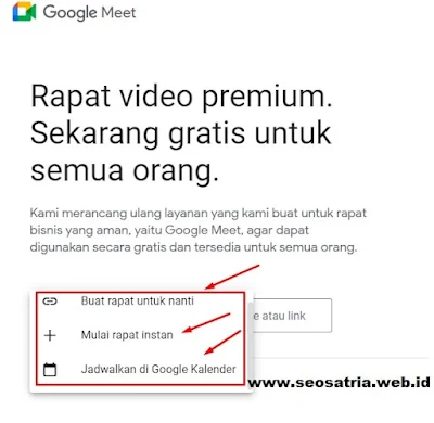 Cara Membuat Link Google Meet di Laptop