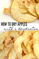 how to dry apples with a dehydrator