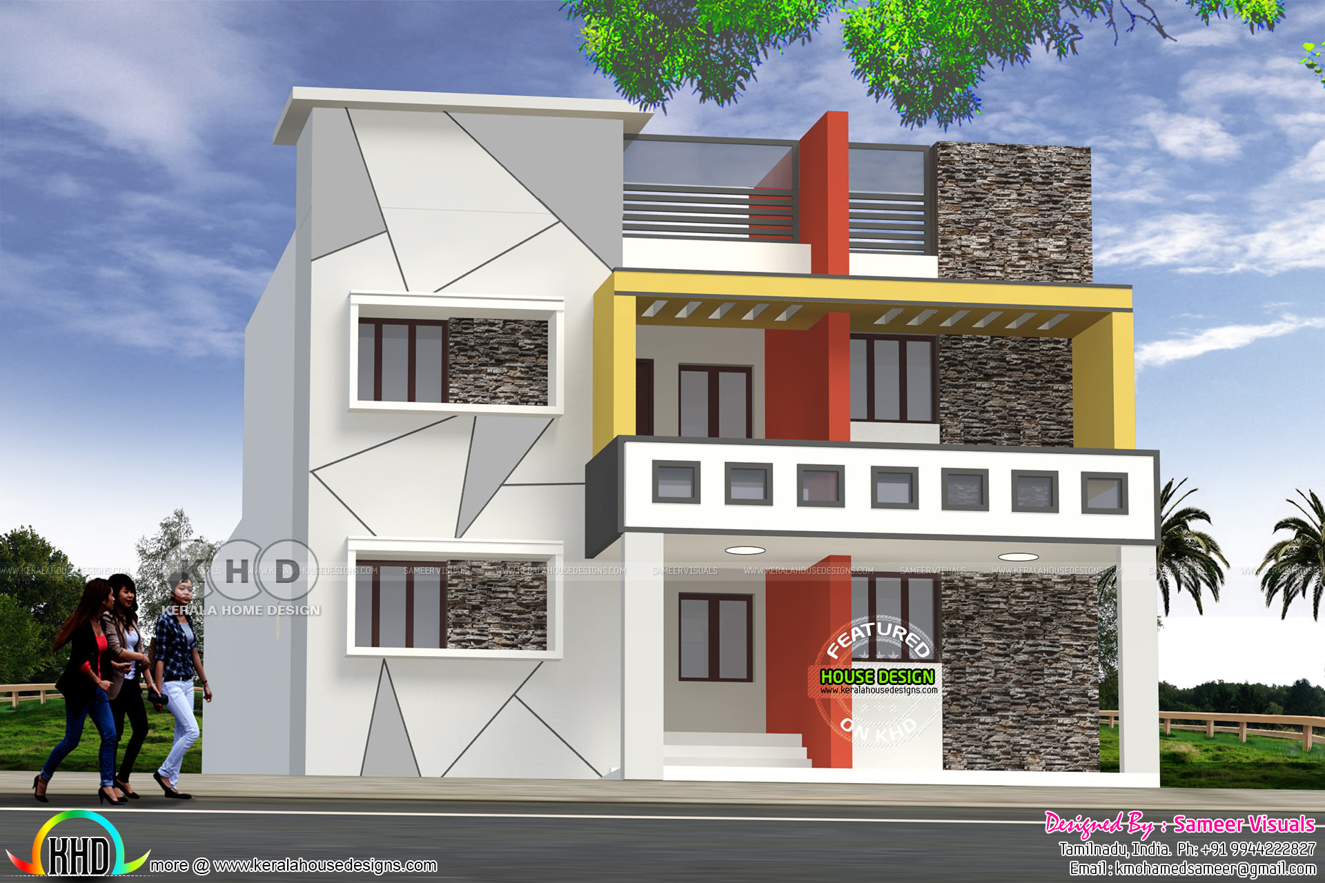 Tamil Nadu Model Home Picture Modern House Zion Star