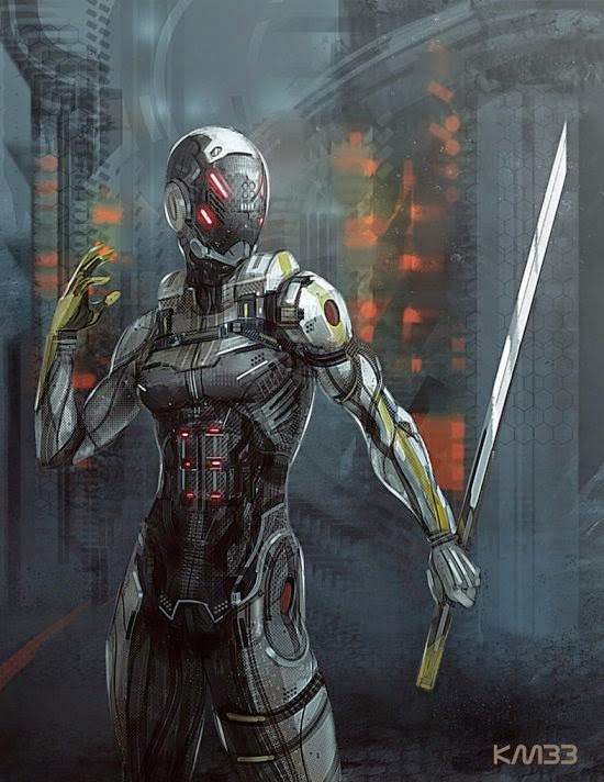 Vincentius Matthew deviantart ilustrações ficção científica robôs futuristas sombrio