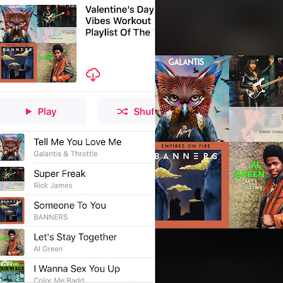 Photo of music playlist